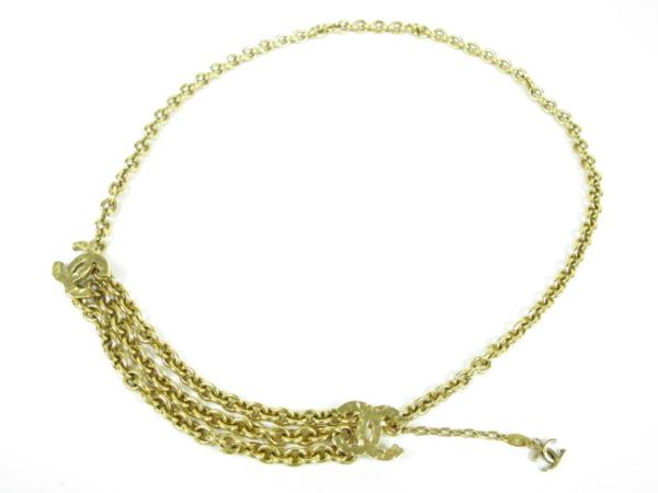 49947★1円本物シャネル★チェーンベルト★ココ★人気★美品