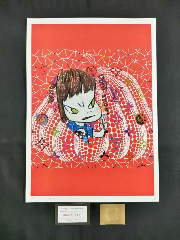 世界限定100枚 DEATH NYC アートポスター A11 NARA YOSHITOMO 奈良美智