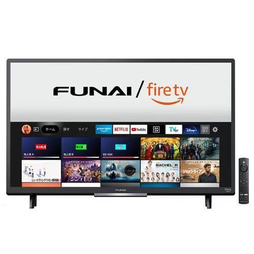中古☆美品☆FUNAI FireTV FL-32HF140 ブラックモデル Alexa対応