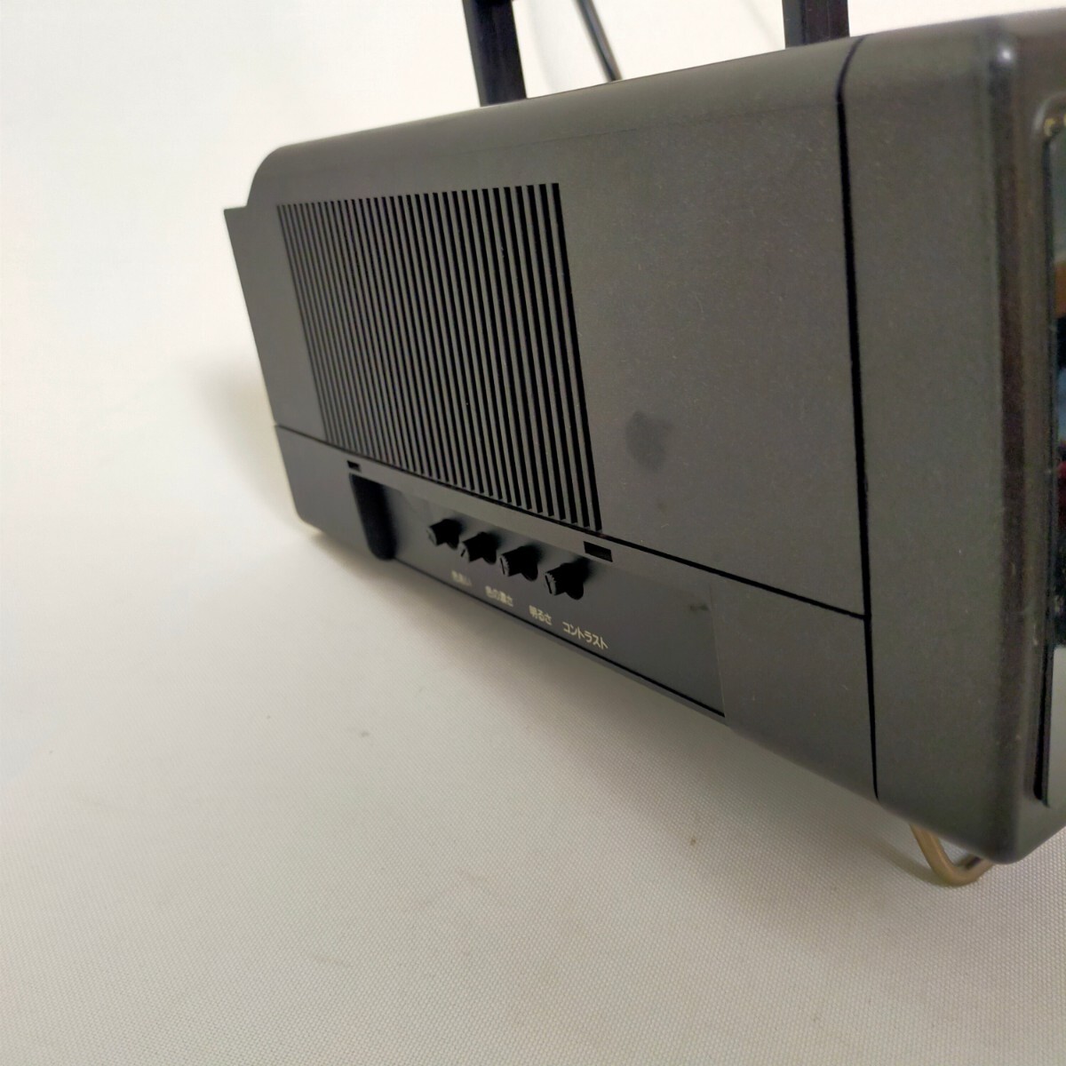 通電のみ確認 ZERO CFX-1 ドウシシャ ポータブルカラーテレビ ジャンク