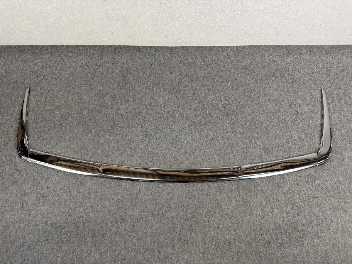 '95年 ジャガー JLDA XJ6 4.0S 純正 フロントバンパー メッキモール パネル ガーニッシュ 3点セット (D4603)_1
