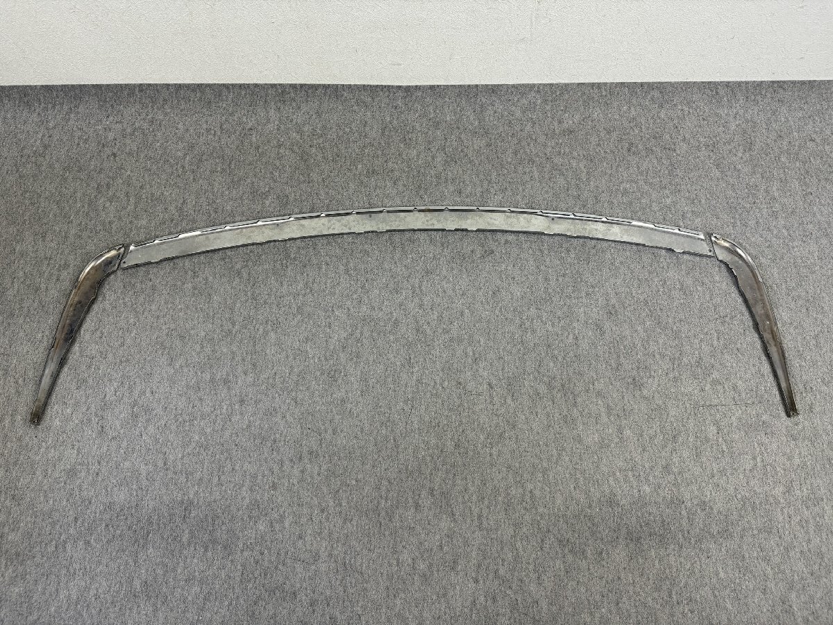 '95年 ジャガー JLDA XJ6 4.0S 純正 フロントバンパー メッキモール パネル ガーニッシュ 3点セット (D4603)_10