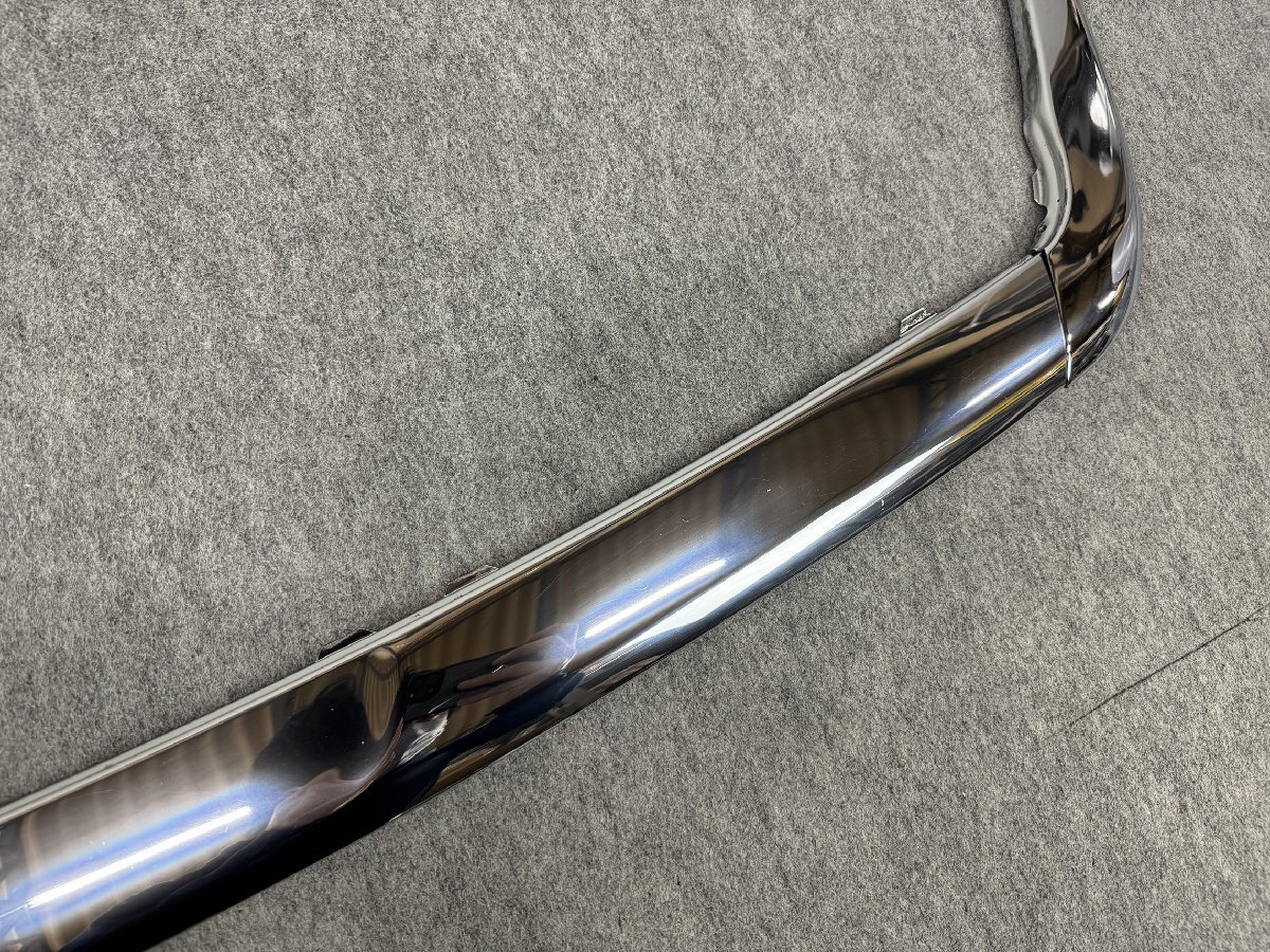 '95年 ジャガー JLDA XJ6 4.0S 純正 フロントバンパー メッキモール パネル ガーニッシュ 3点セット (D4603)_5