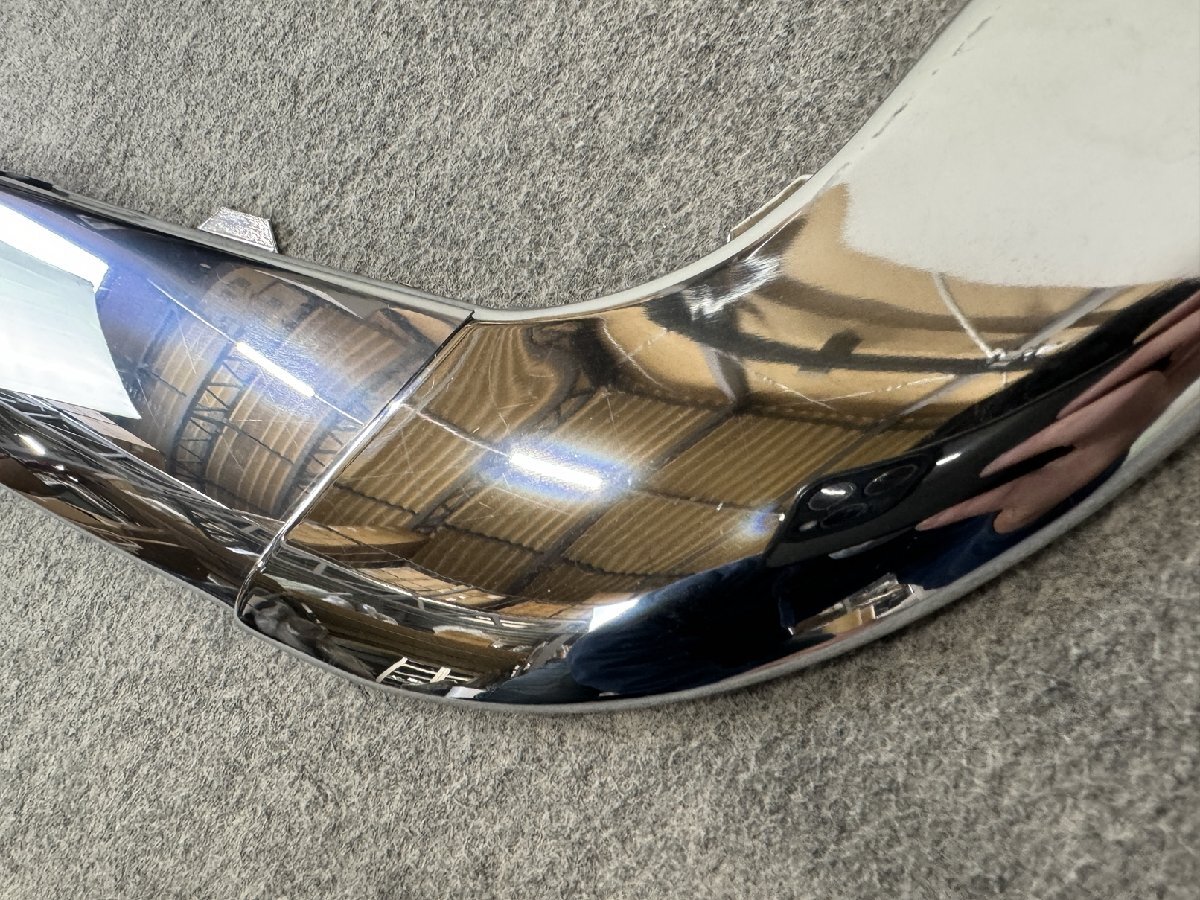 '95年 ジャガー JLDA XJ6 4.0S 純正 フロントバンパー メッキモール パネル ガーニッシュ 3点セット (D4603)_8