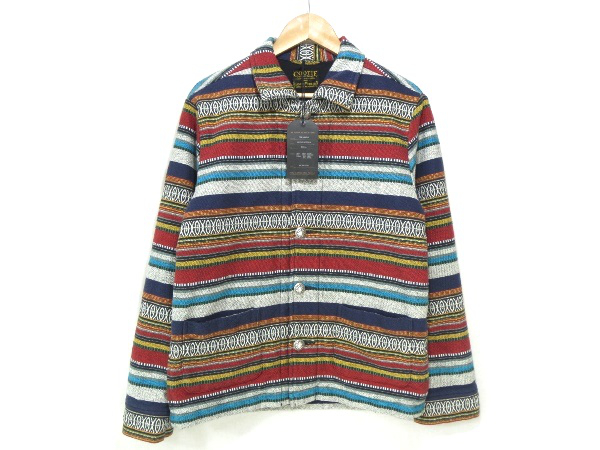COOTIE クーティー 15AW ネイティブ柄 ワークジャケット 未使用S
