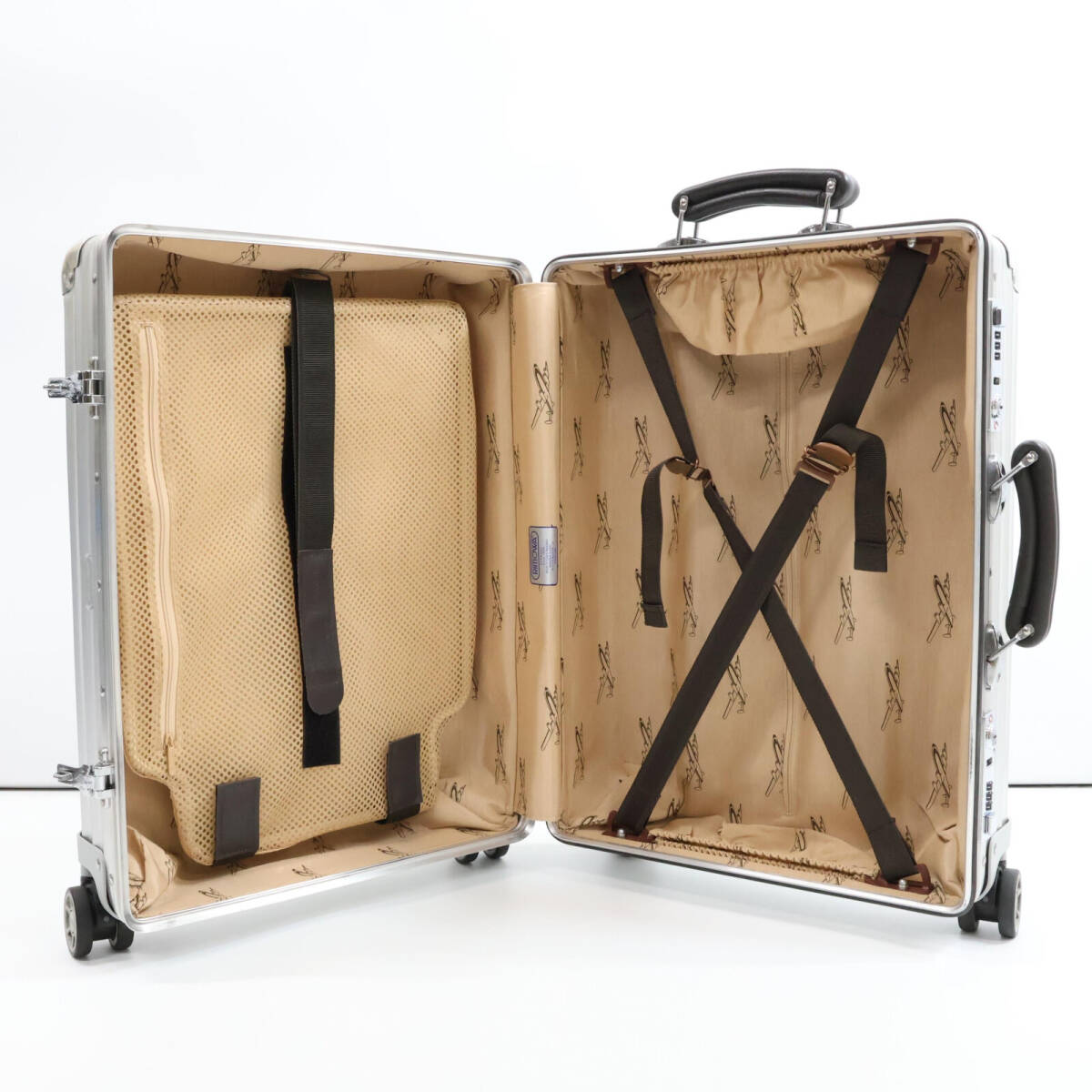 1円 RIMOWA リモワ 921.90 ルフトハンザ レザーハンドル キャリー