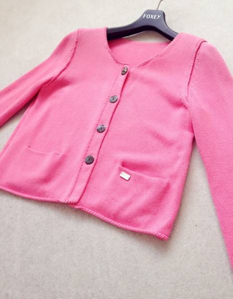 美品 フォクシーニューヨークFOXEY NY可愛ビタミンカーディガン