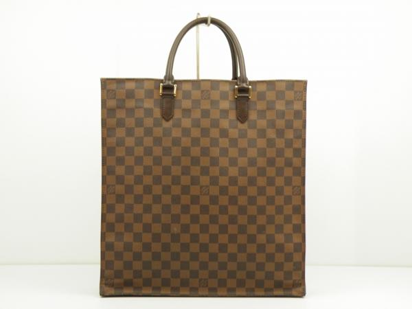 サックプラ ダミエ LOUIS ルイヴィトン ブラウン トートバッグ 0