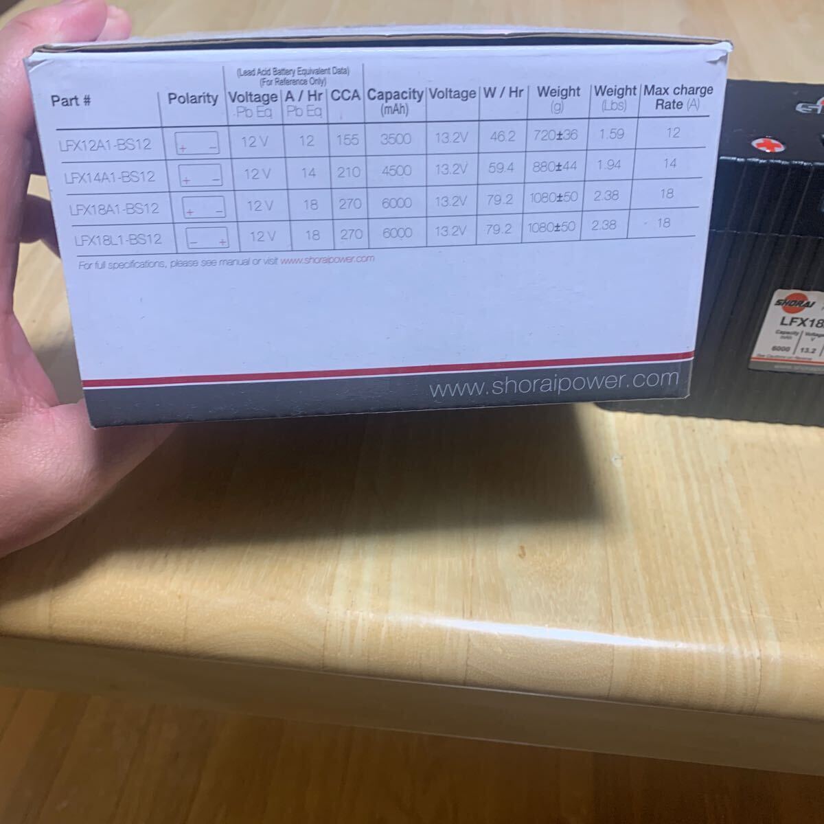 SHORAI バッテリー _2