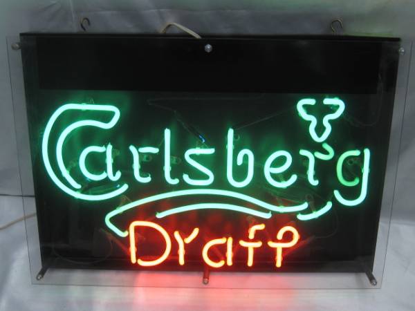 Carlsberg】カールスバーグ/ネオンサイン/ネオン管/BAR [T
