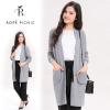 華麗ROPEPICNICロペピクニックポケット付片畦ロングカーディガン