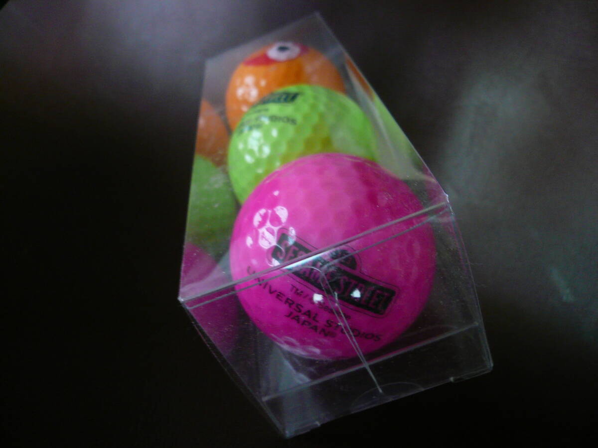 ★ユニバーサル　スタジオ　ジャパン　セサミストーリー　カラーゴルフボール　3個セット★_5