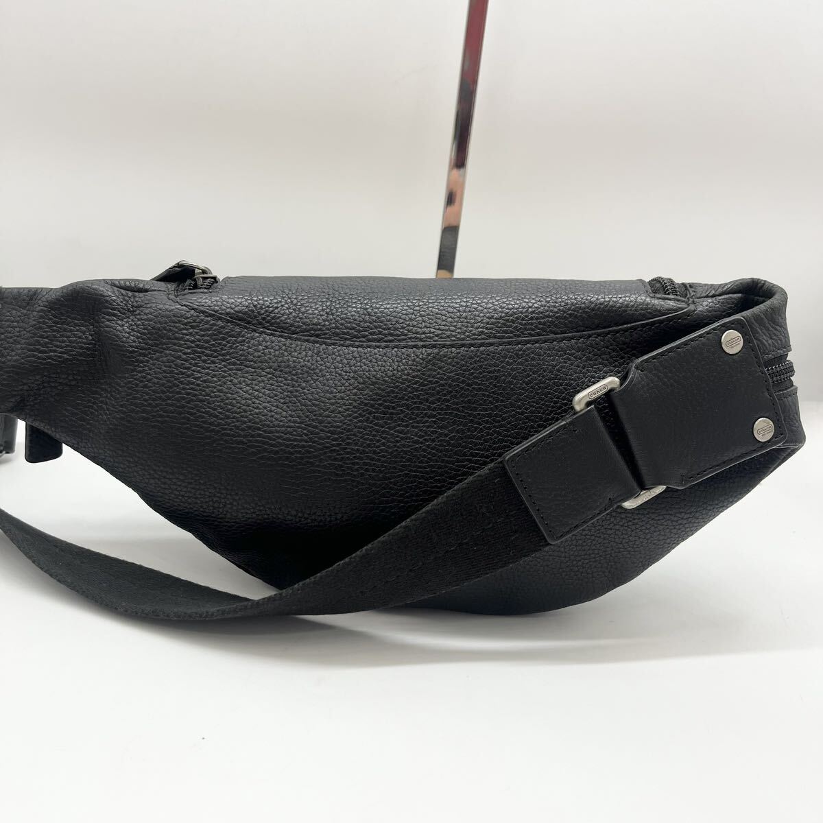 1円《未使用級》COACH コーチ ダブルジップ ボディバッグ ウエスト