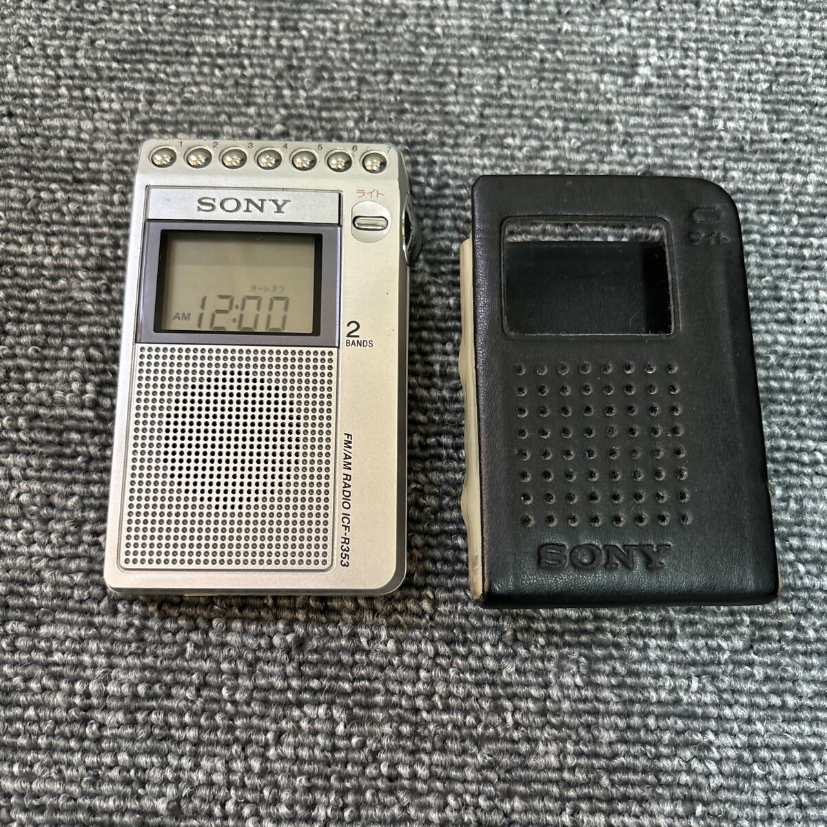 SONY ICF-R353 本体 ラジオ動作確認済みです オフィシャル通販