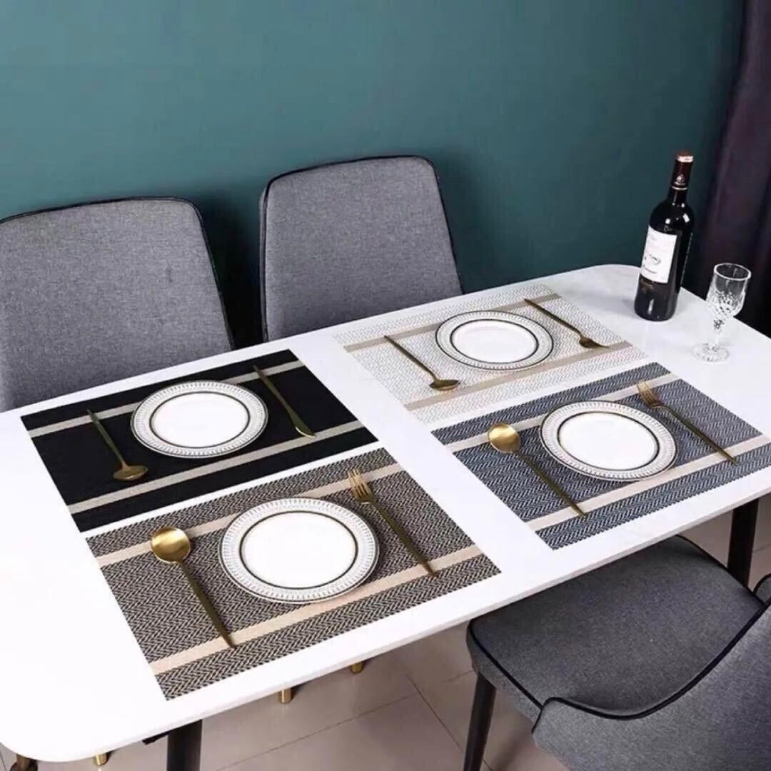 大人気オシャレ　ランチョンマット　北欧　4点　大人可愛い　上品　ヨーロッパ_2