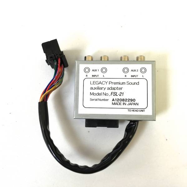 スバル レガシィ BP/BL純正オーディオ用 FSL-01 外部入力アダプター