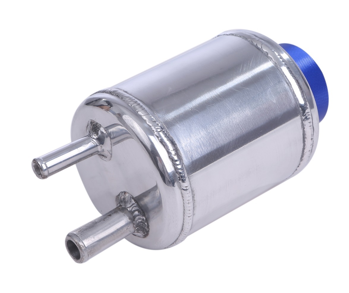 パワーステアリングタンク シルバー パワステ オイル フルード タンク リザーバー ステー付 アルミ R32 R33 R34 HCR32 ECR33 ER34 汎用品_7