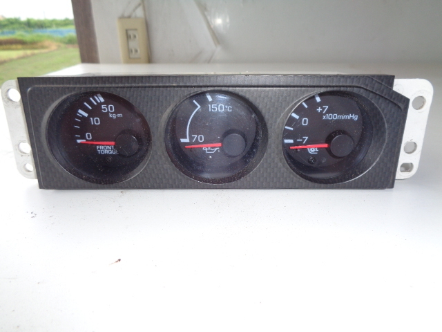 【希少!!】スカイラインBNR33 純正 3連メーター 油温計 ブースト計 スカイラインGT-R GTR 日産三連メーター _1