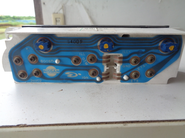 【希少!!】スカイラインBNR33 純正 3連メーター 油温計 ブースト計 スカイラインGT-R GTR 日産三連メーター _4