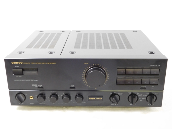 ONKYO INTEGRA A-817EX プリメインアンプ ブッラク K1762569