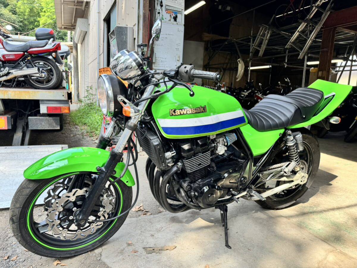 ★美車★ZRX400 ZRX-2 走行39701キロ　エンジン始動動画有り！返品可能！ローソンカラー！ZR400E_1