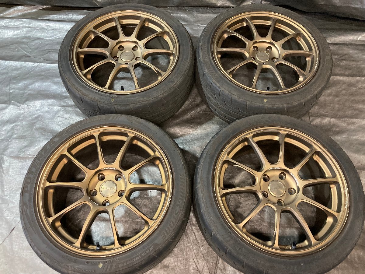 ☆ アウディ TT 8J レイズ ボルクレーシング ZE40 ブロンズ ホイール