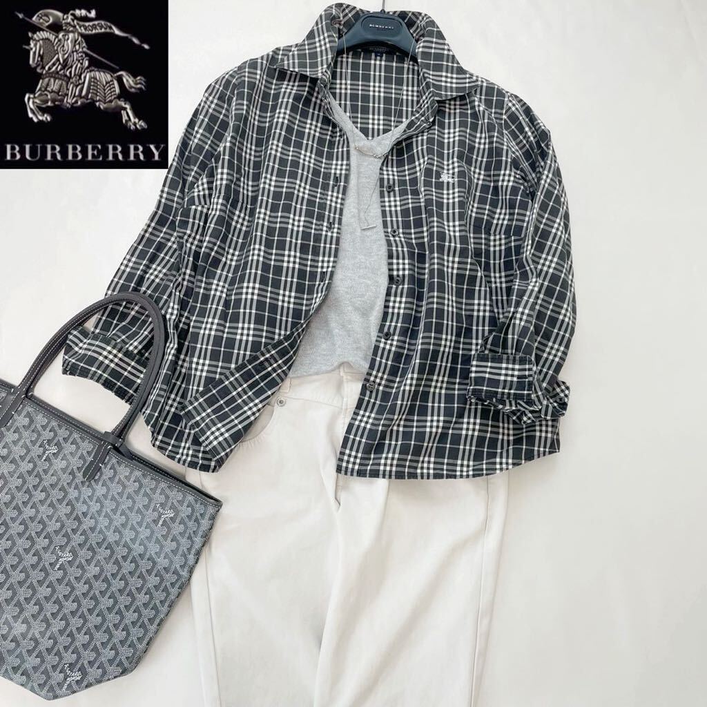 ☆大きいサイズ☆バーバリー☆BURBERRY 13号/44/XL-3L モノトーン