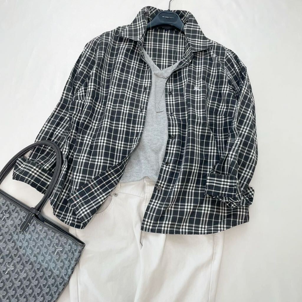 ☆大きいサイズ☆バーバリー☆BURBERRY 13号/44/XL-3L モノトーン