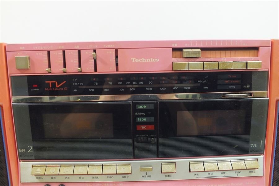 □ Technics テクニクス SA-K3W SL-F1C SB-F35 ミニコンポ 中古 現状品