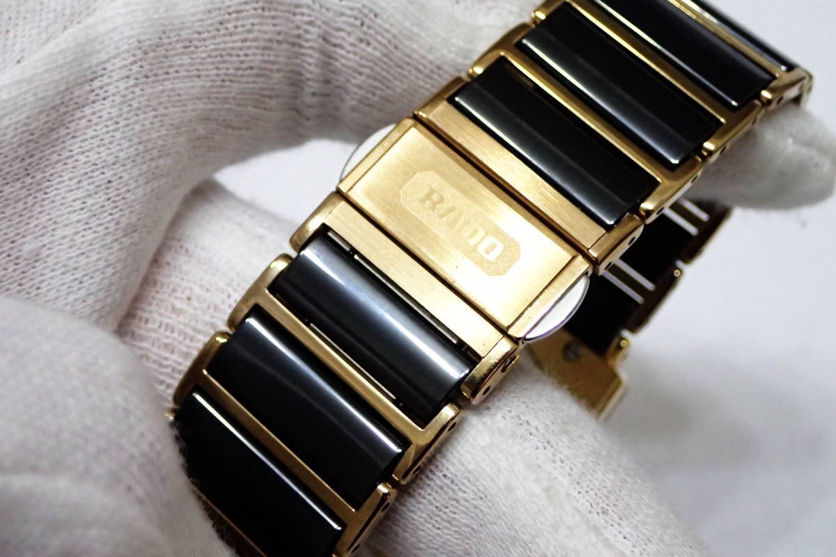1円【RADO】美品 稼働品 ラドー ダイヤスター セラミック 160.0281.3N 
