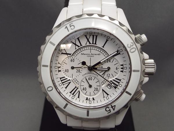 ☆マウロ ジェラルディ MJ-007 クロノ クォーツ メンズ 少々難有