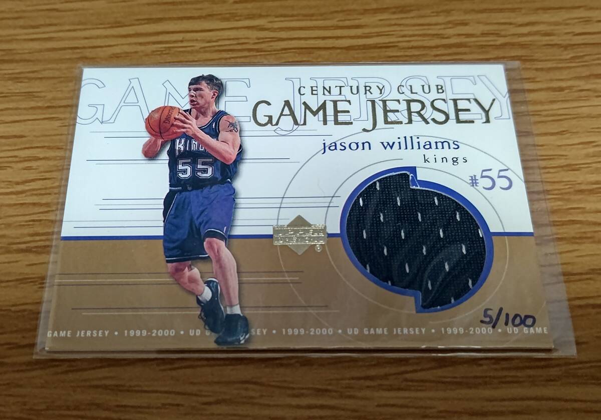NBA jason williams ジャージー 100シリアル レア_1