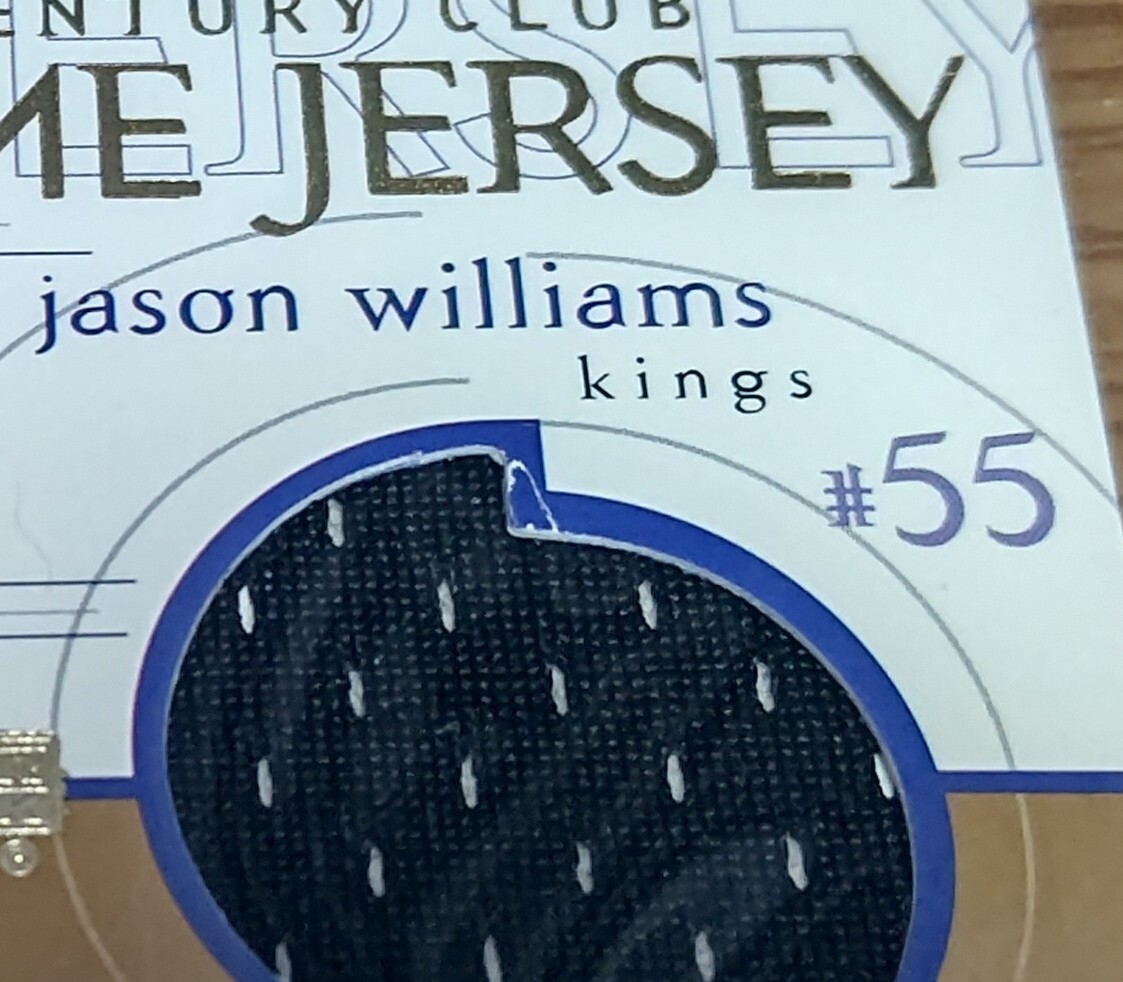 NBA jason williams ジャージー 100シリアル レア_2