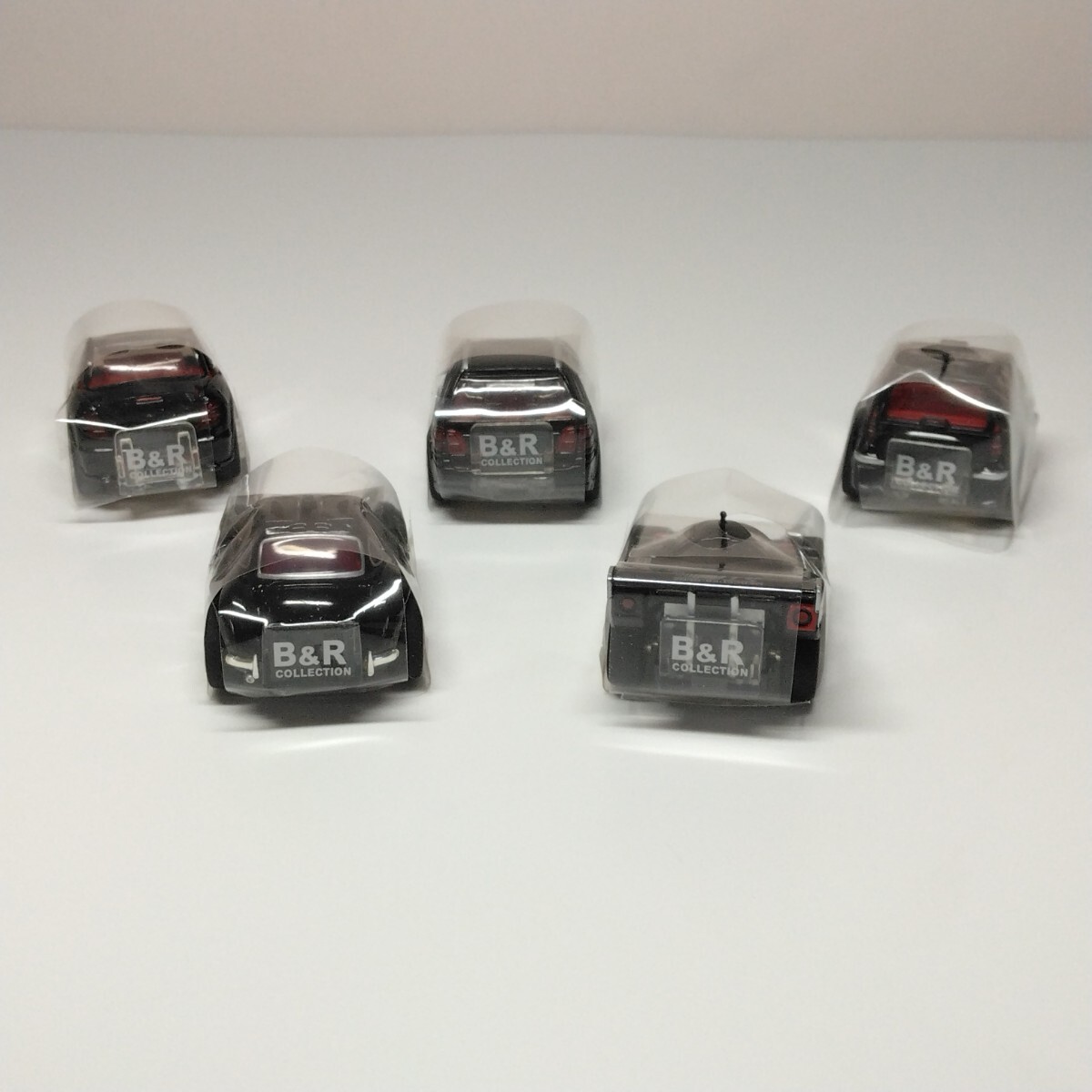 1円 チョロQ メルセデスベンツ B&R B R 5台 セット ブラック 黒 タルガ