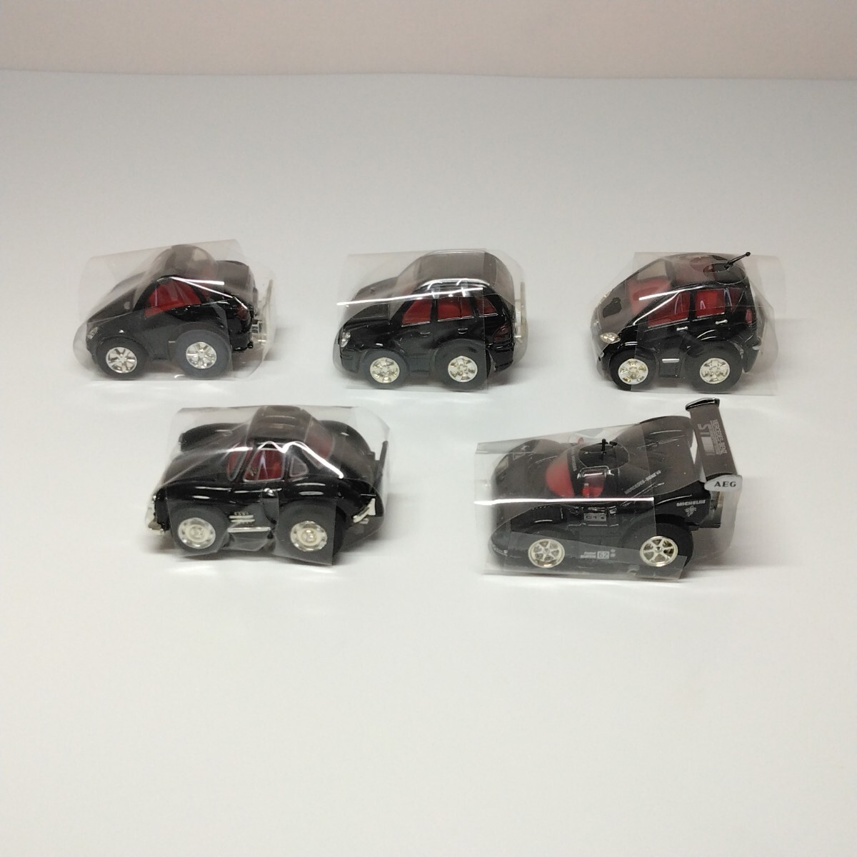 1円 チョロQ メルセデスベンツ B&R B R 5台 セット ブラック 黒 タルガ
