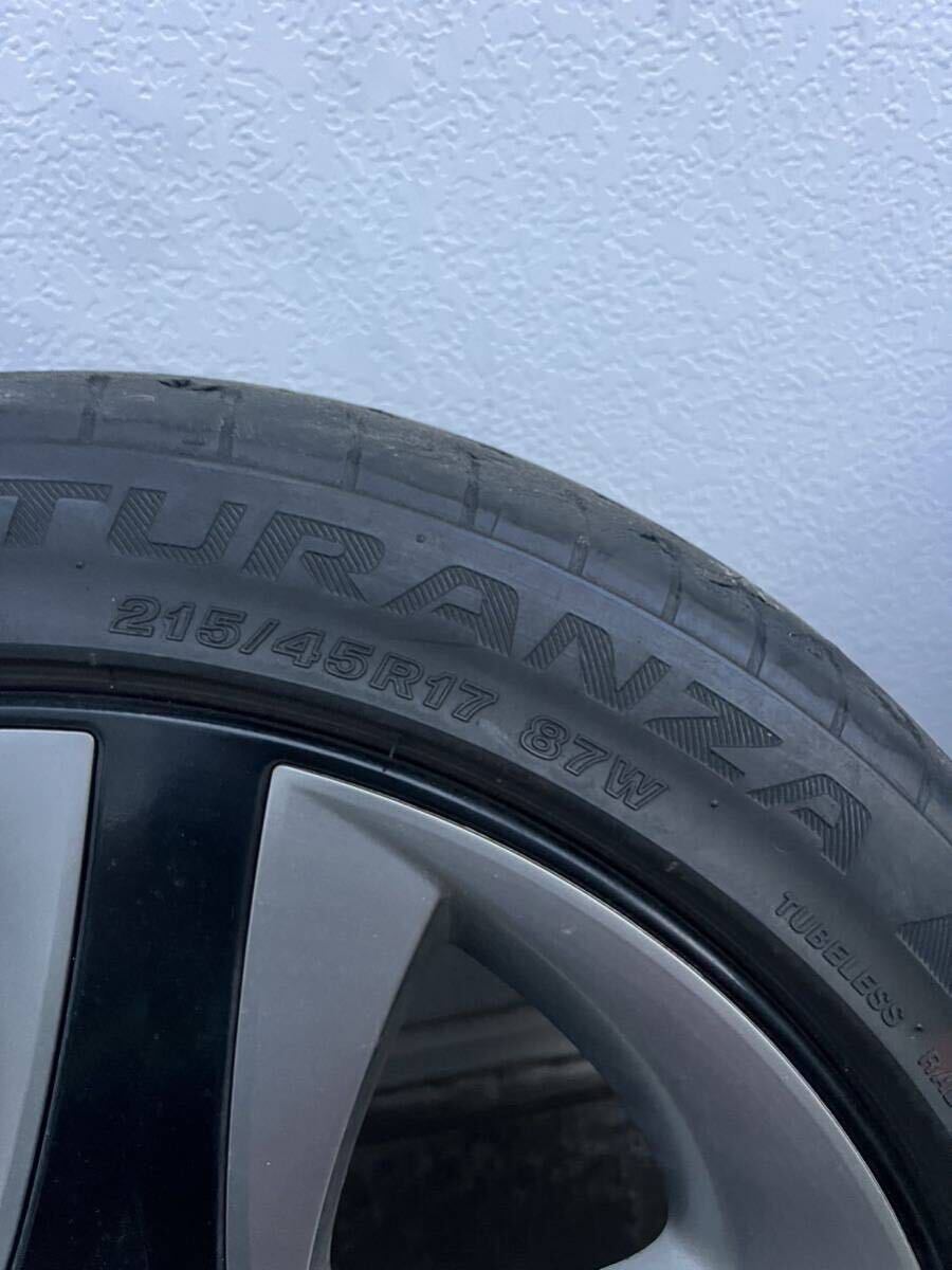 トヨタ 50 プリウス 純正 17インチ PCD100 7J +50 215/45R17 ZVW50