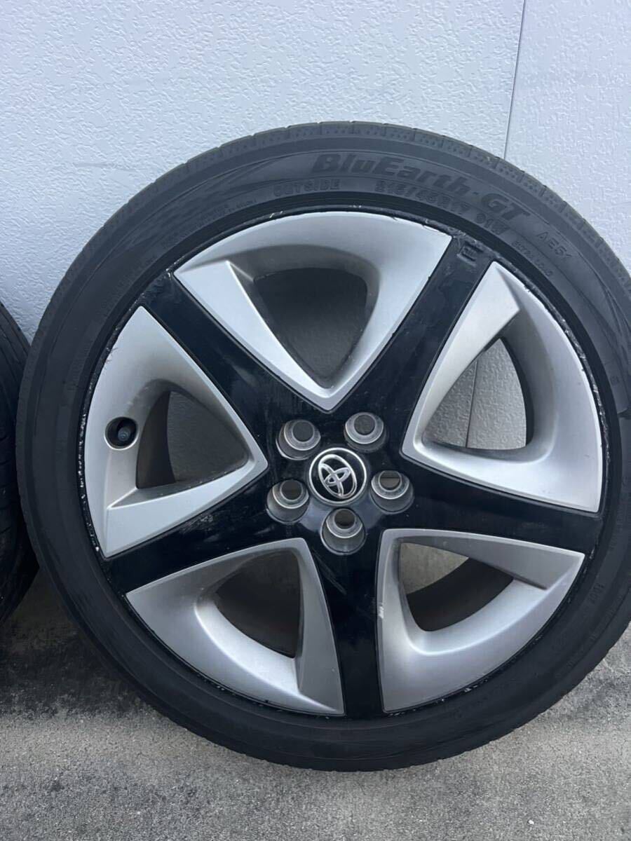 トヨタ 50 プリウス 純正 17インチ PCD100 7J +50 215/45R17 ZVW50