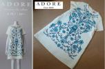 定価5.2万円ADORE2014SSオーナメントプリントワンピ－ス38極美品