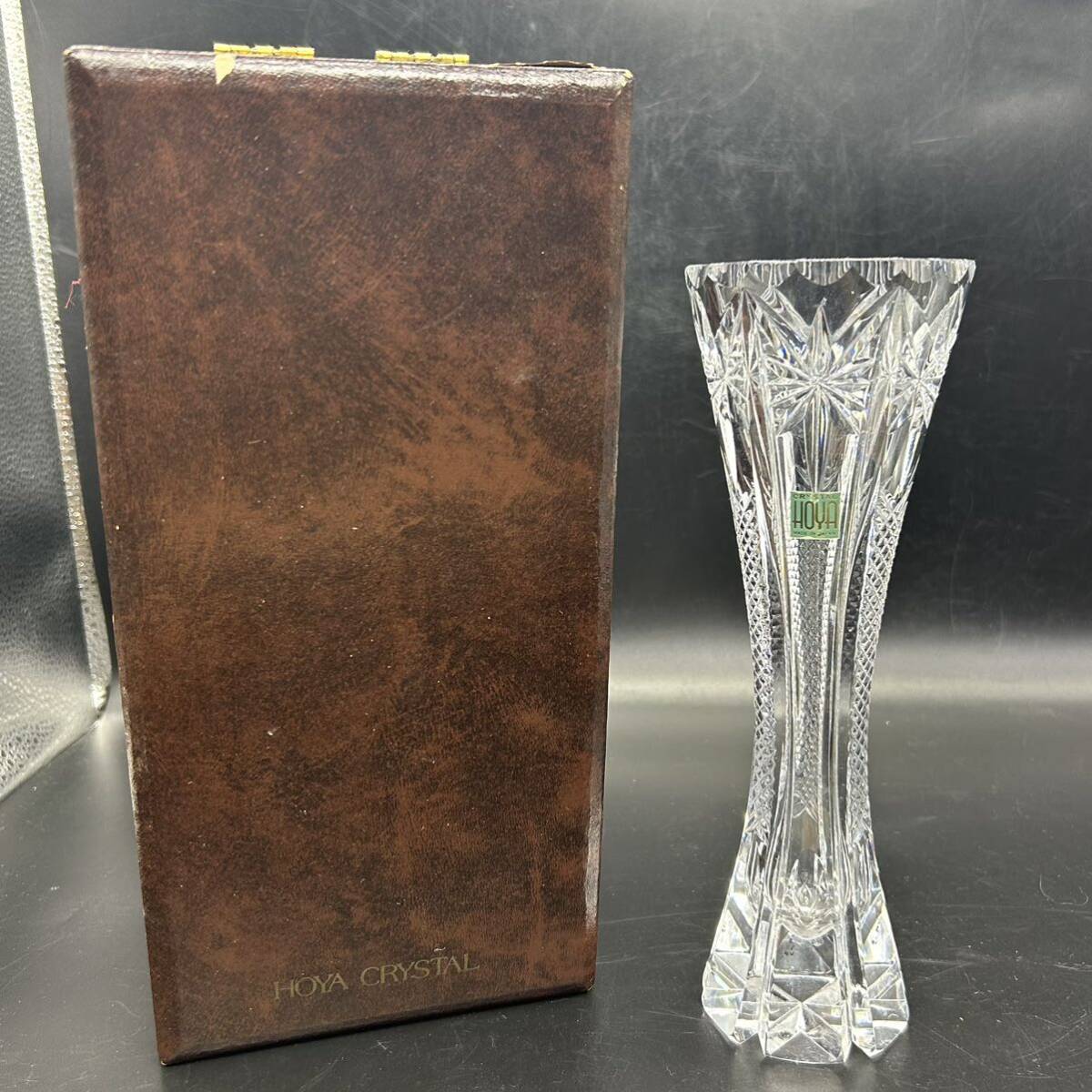 花瓶 花器 一輪挿し HOYA CRYSTAL フラワーベース クリスタル