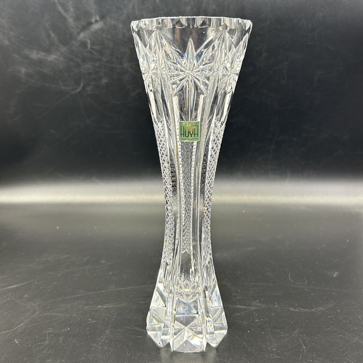 花瓶 花器 一輪挿し HOYA CRYSTAL フラワーベース クリスタル