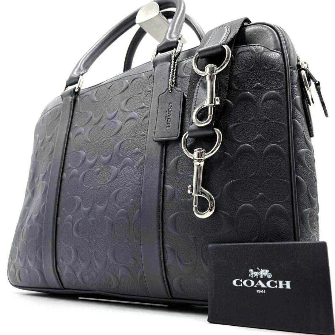 1円《 定価10万・未使用品 》COACH コーチ メトロポリタン ビジネス