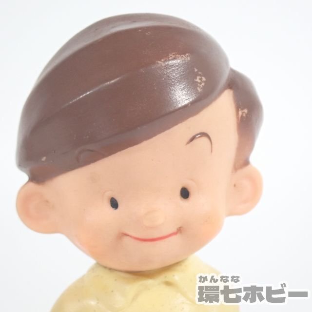2RX51◇当時物 SONY ソニー坊や 男の子 ソフビ/昭和レトロ 企業物