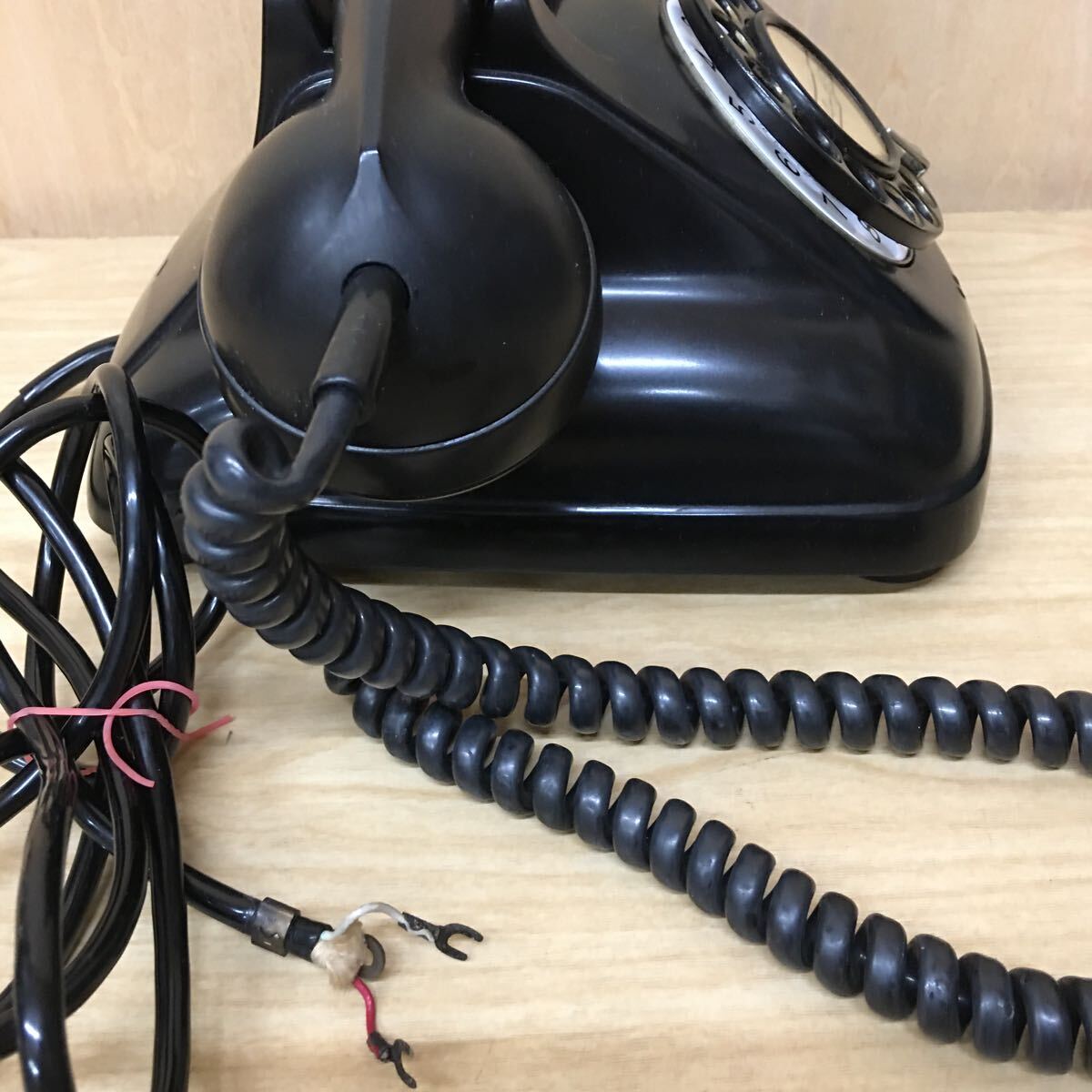 昭和レトロ 黒電話 4号A 電話機 日本電信電話公社 1972.2 NEC 自動式 