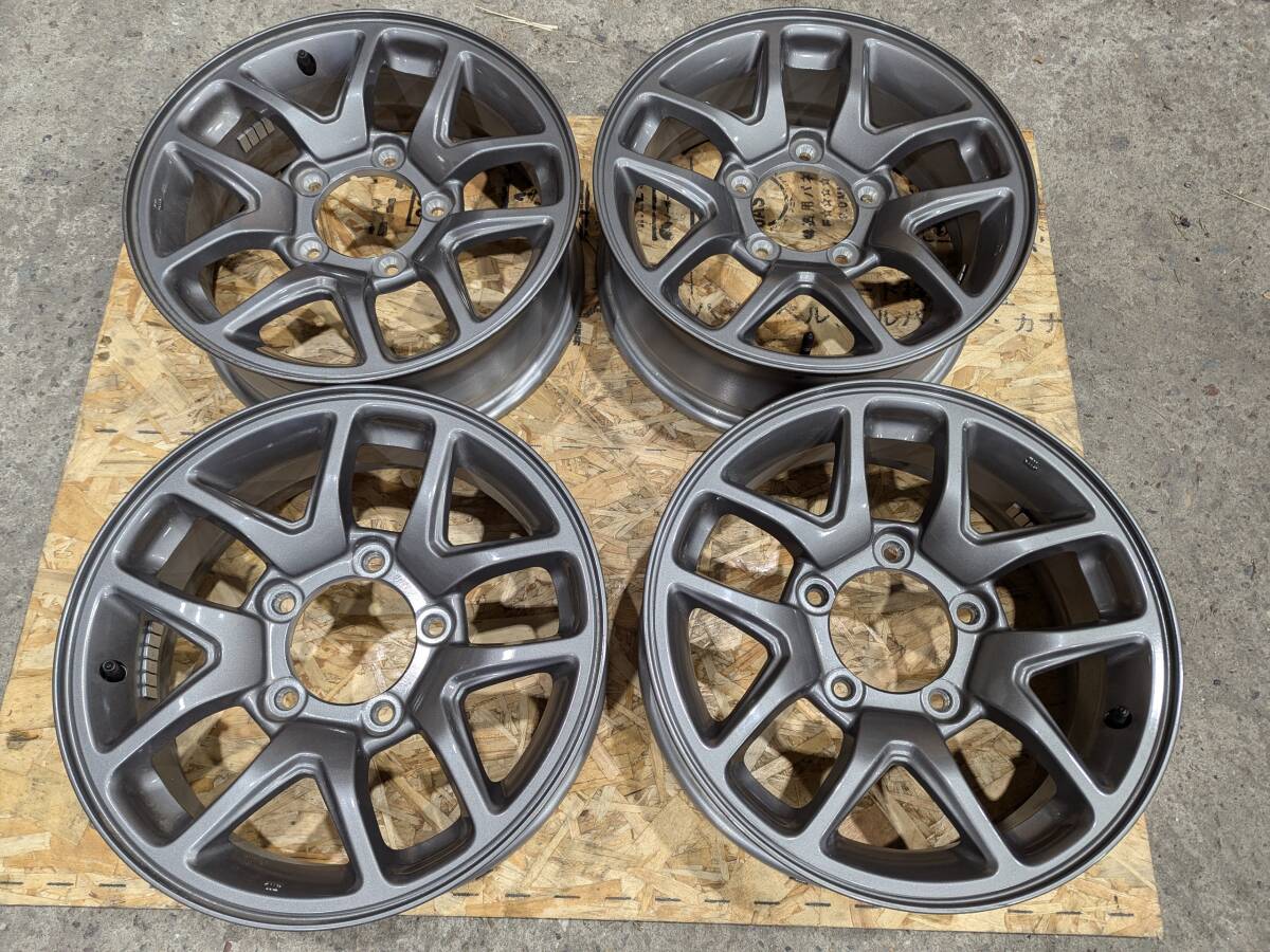 新車外し ジムニー JB64 純正アルミホイール 4本セット JB23 JA11 JA22