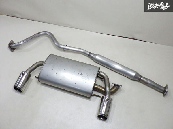 【変形無し！】 トヨタ純正 ZN6 86 ハチロク 後期 FA20 マフラー リアピース 中間パイプ セット MMCA1 PMCA1 スバル ZC6 BRZ 棚1K21 ZN6 後期 ハチロク 実働外しTOYOTA 前期 zn6