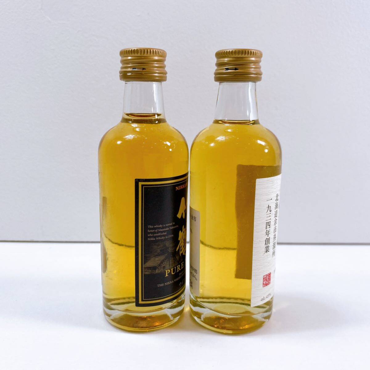 【未開栓・希少】ニッカ シングルモルト余市 12年 ミニボトル 50ml 151【未開栓】NIKKA ニッカウヰスキー ミニボトル 2本セット シングル