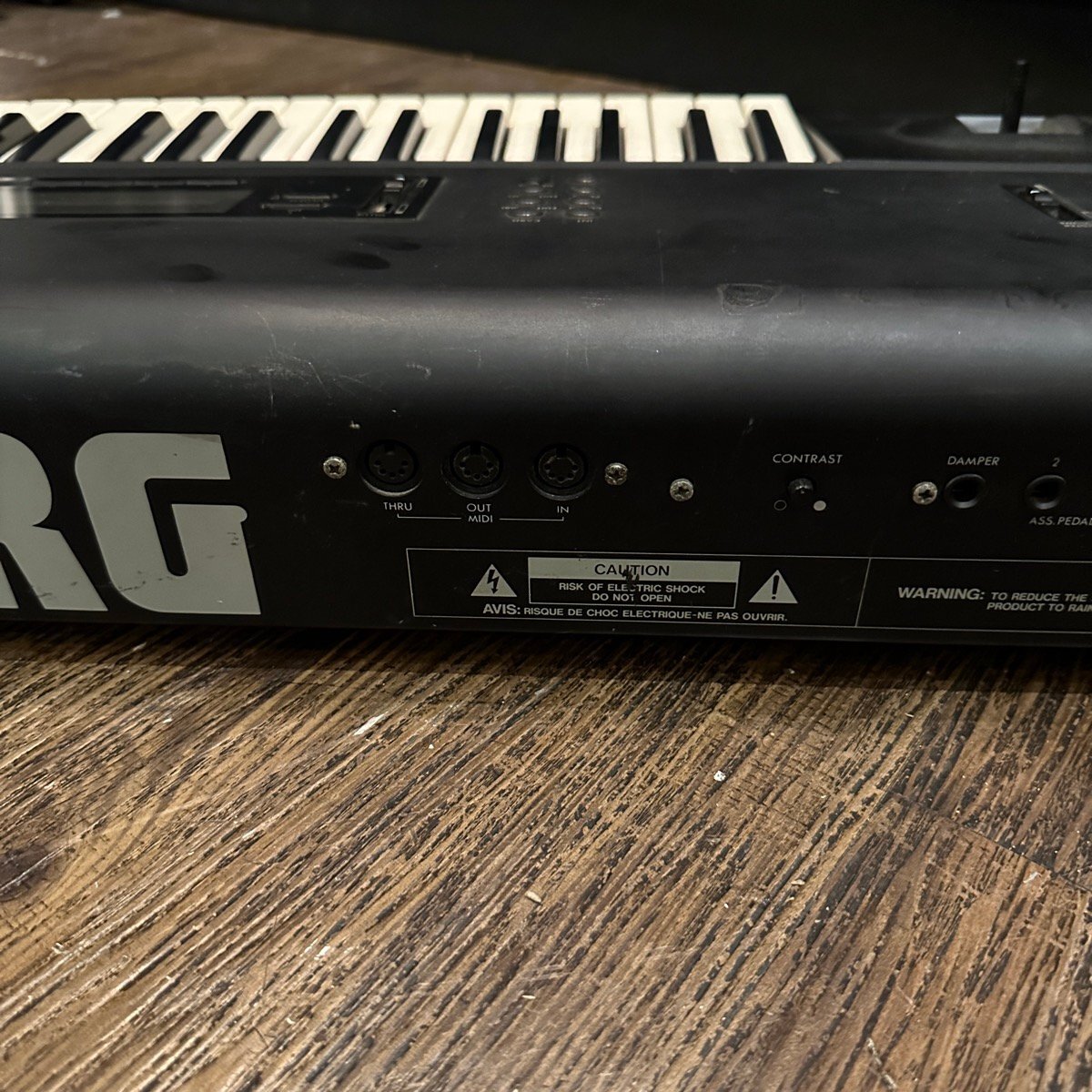 KORG M1 1980年代 PCM音源 61鍵盤シンセサイザー コルグ キーボード 現状渡し ジャンク -a708_6