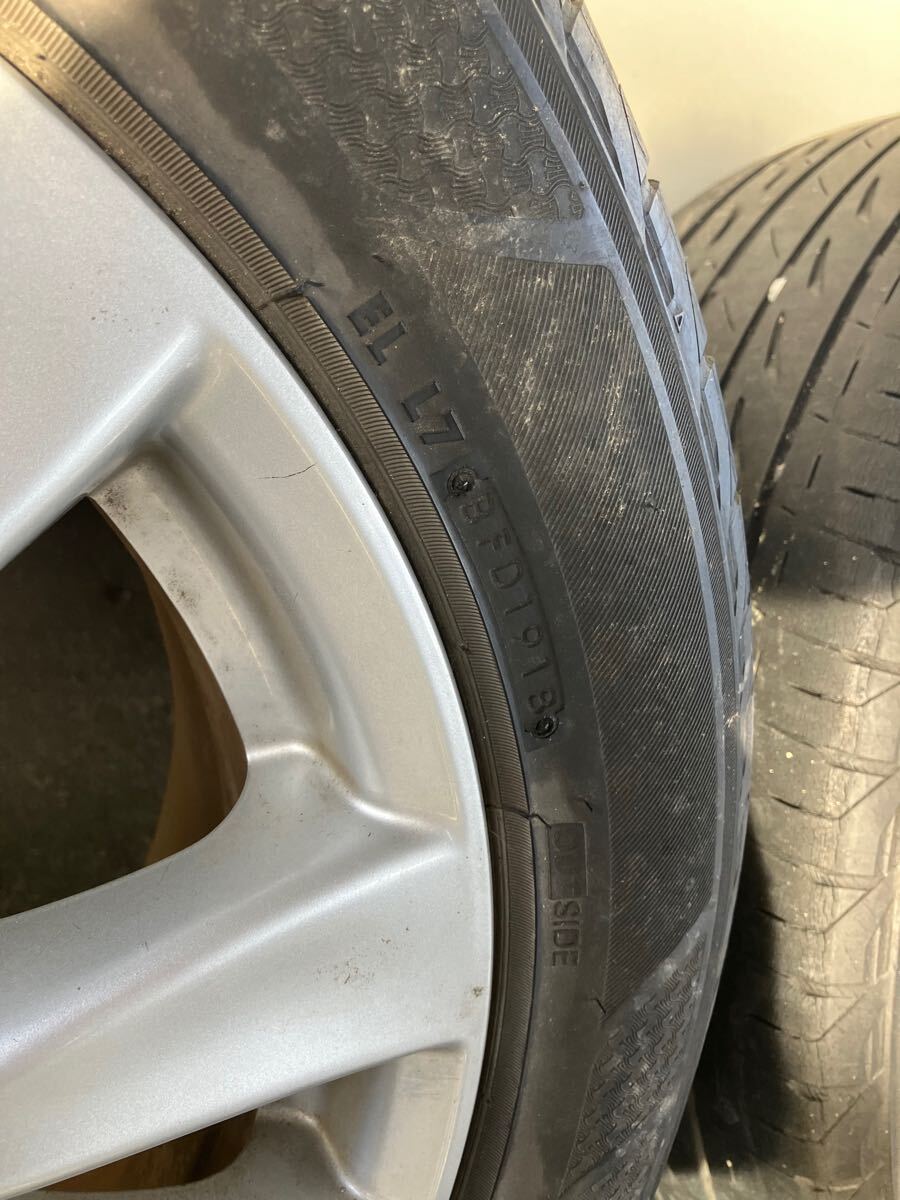 Y51 フーガ 純正 アルミ ホイール 18インチ 18X8J +43 BSレグノタイヤ 