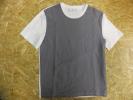 ami アミ alexandre mattiussi 美品 異素材切替 胸ポケ付Tシャツ