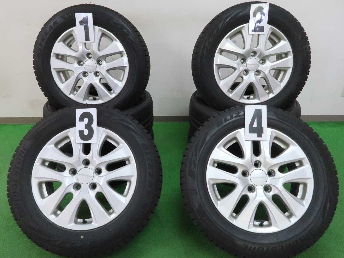 4本 ホンダ 純正 モデューロ 16インチ 7J +55 5H 114.3 スタッドレス
